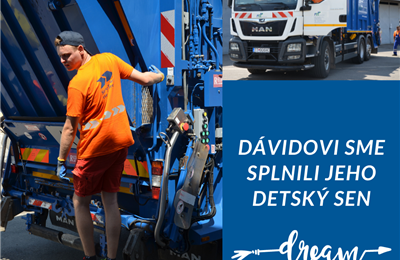 Davidovi sme splnili detský sen